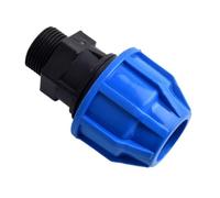 Supkancl Connecteurs Rapides à Filetage mâle PPR PVC PE, 2/5 pièces, raccords de tuyaux d'eau, Joints en Plastique(Gold,2Pcs)