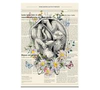 Supkan râne Nordique Structure Humaine Murale Hôpital Clinique École De Médecine Décoration Affiches Et Gravures Art Moderne(4,13x18cm No Frame)