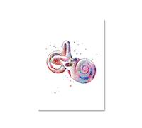 Supkan coration Moderne Toile Peinture Anatomie Art médical Oreille intérieure Cochea Affiche Impression étudiant éducation Audience hôpital Photos(Picture 4,13x18cm no Frame)