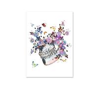 Supkan ent Implant Mur Art Toile Peinture Affiches Imprime Médecine Dentaire Décor Anatomie Dentiste Cadeau Clinique Bureau(B,13X18cm No Frame)