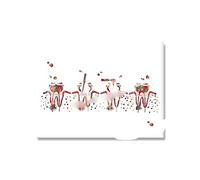 Supkan ents Accolades Anatomie Soins Dentaires Symbole Dent Racine Aquarelle Affiche Toile Peinture Mur Photo Art Prints Décor Dentaire(Picture 6,13x18cm No Frame)