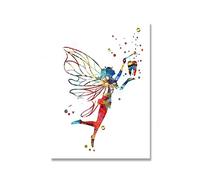 Supkan ents Accolades Anatomie Soins Dentaires Symbole Dent Racine Aquarelle Affiche Toile Peinture Mur Photo Art Prints Décor Dentaire(Picture 2,13x18cm No Frame)