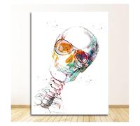 Supkan ucation médicale Bureau Photo Affiches Toile Peinture Anatomie Humaine système Musculaire Mur Art Imprimer Figure décor à la Maison(13,35x50cm No Frame)