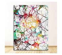 Supkan ucation médicale Bureau Photo Affiches Toile Peinture Anatomie Humaine système Musculaire Impression d'art Aquarelle Figure(16,30X45cm Unframed)