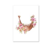 Supkan leur crâne Oral dent Anatomie Art Toile Peinture éducation médicale Affiches et Impressions Photos murales for décor de Clinique Dentaire(I,15X20 cm No Framed)