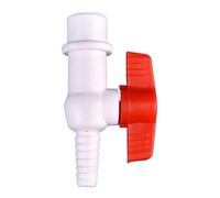 Supkancl Lot de 1/5/20/50 vannes à Boisseau sphérique en PVC, diamètre extérieur 1/2" (20 mm - 9 mm), for Tuyau d'arrosage, Aquarium, Pompe à air, Tuyau d'eau(OD 20-9mm,20 Pieces)