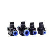 Supkancl Lot de 10/50 connecteurs Rapides à 2 Voies for Tubes et tuyaux, 4 mm, 6 mm, 8 mm, 10 mm, 12 mm, Interrupteur en Plastique(HVFF-8,50 Pcs)