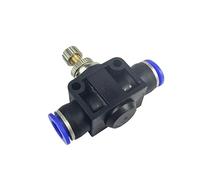 Supkancl Lot de 10 raccords Rapides for régulateur de Pression, Tuyau, Papillon, compresseur, Accessoires LSA4/LSA6/LSA8/LSA10/12, raccords pneumatiques(LSA12)