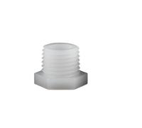 Supkancl Lot de 2, 5, 10, 50 ou 100 connecteurs de tuyaux d'irrigation Micro-filetés mâles en Plastique G1/8"-1/2"(G1I2 inch,100pcs)