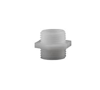 Supkancl Lot de 2, 5 ou 10 raccords réducteurs de diamètre égal, Filetage mâle 1/8"-3/4", for Irrigation de Jardin, Outil de réparation de connecteurs de tuyaux d'eau(G1I4-G1I4 inch,2pcs)