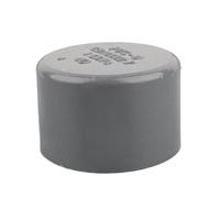 Supkancl Lot de 2 connecteurs d'extrémité de Tuyau d'eau en PVC (20, 25, 32, 40, 50 mm) for Irrigation de Jardin et Ferme(Szary,I.D 20mm)