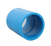Supkancl Lot de 2 connecteurs Droits et égaux for tuyaux en PVC (20, 25, 32, 40, 50 mm), 2 Voies, for Irrigation de Jardin, Aquarium(Blue,I.D 50mm)