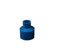 Supkancl Lot de 2 raccords réducteurs Droits en PVC (20, 25, 32, 40, 50 mm) for tuyaux d'eau, raccords for Aquarium, raccords d'irrigation de Jardin(40-32mm,Blue)