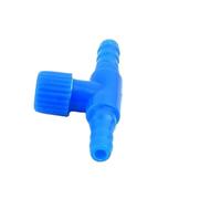 Supkancl Lot de 3, 5 ou 20 vannes de 4 mm for Aquarium, Pompe d'oxygénation de l'air, vanne de régulation à 2 Voies, Accessoires de régulation de la Taille des Bulles(4mm Blue,20pcs)