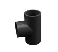 Supkancl Lot de 4 connecteurs à Trois Voies en PVC de 20 mm for Tuyau d'irrigation de Jardin, raccord en T, Adaptateur de Tube Rigide(Szary)