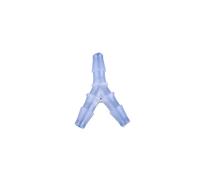 Supkancl Lot de 5/20 raccords en T en PP de 2,4 à 12,7 mm, en Forme de Y, for tuyaux d'aquarium et d'irrigation(3.8mm,5 Pieces)