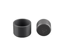 Supkancl Lot de 5 Embouts de Tuyau en PVC de 20, 25 et 32 mm, connecteurs for Tuyau d'eau, for Irrigation de Jardin, Accessoires agricoles, Adaptateur(Gray End Cap,32mm)