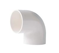 Supkancl Lot de 5 raccords coudés en PVC Blanc de 20, 25 et 32 mm for tuyaux d'irrigation de Jardin et d'aquarium(Inner Dia. 32mm)