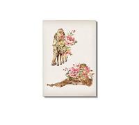 Supkancl Muscle squelettique Anatomie Art Toile Peinture Floral Pied os médical Affiche Impression éducation hôpital Photo Moderne décoration(Picture C,25x36cm Unframed)