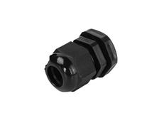 Supkancl Presse-étoupe IP68 PG7-PG36, 1/2/5/10 pièces, connecteur en Plastique Nylon Blanc/Noir(PG25 Black 5PCS)