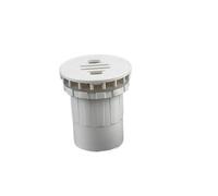 Supkancl Raccord coudé à 90° en PVC Blanc, 20 à 50 mm, raccord Direct, Joints épais, for Irrigation de Jardin, entrée, Sortie, vidange(Style 4(I D),40mm(1Pc))