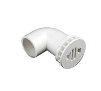 Supkancl Raccord coudé à 90° en PVC Blanc, 20 à 50 mm, raccord Direct, Joints épais, for Irrigation de Jardin, entrée, Sortie, vidange(Style 3(I D),32mm(1Pc))