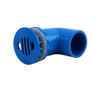 Supkancl Raccord coudé à 90° en PVC Bleu, 20 à 50 mm, raccord Direct, Joints épais, for Irrigation de Jardin, entrée, Sortie, vidange(Style 3(I D),32mm(1Pc))
