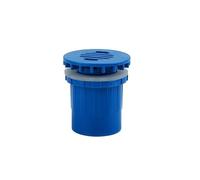 Supkancl Raccord coudé à 90° en PVC Bleu, 20 à 50 mm, raccord Direct, Joints épais, for Irrigation de Jardin, entrée, Sortie, vidange(Style 4(I D),25mm(1Pc))