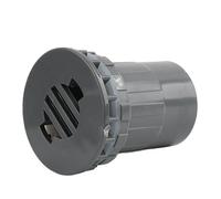 Supkancl Raccord coudé à 90° en PVC Gris, 20 à 50 mm, raccord Direct for trop-Plein d'aquarium, raccord d'entrée et de Sortie d'irrigation de Jardin(Style 4(I D),50mm(1Pc))