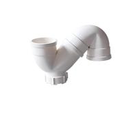 Supkancl Raccord coudé en PVC S de diamètre intérieur 50, 75 et 110 mm, 1 pièce, raccord for Tuyau de Drainage, Joint for Tube d'eau(Bronze Yellow)