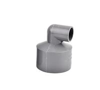 Supkancl Raccord coudé réducteur en PVC for Aquarium, 1 pièce, 20/25/32/40/50/63 mm, raccords d'alimentation en Eau for Irrigation de Jardin(50x40mm)
