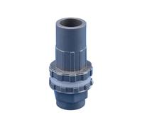 Supkancl Raccord de Drainage d'aquarium en PVC Blanc, coude à 90°, 16 à 50 mm, 1 pièce(Style A-Grey,Inner Dia 16mm)