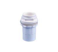 Supkancl Raccord de Drainage d'aquarium en PVC Blanc, coude Droit, 1 pièce(Style A,Inner Dia 50mm)