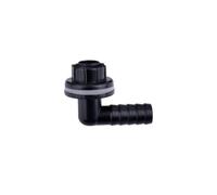 Supkancl Raccord de Drainage for Aquarium, Filetage 3/8" vers coude 90 degrés 14 mm, 1/3/5 pièces, adaptateurs for tuyaux d'irrigation(5pcs)