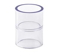 Supkancl Raccord de Tuyau 20, 25, 32, 40, 50 mm, coude Droit Transparent, Adaptateur de Tuyau d'eau for Aquarium(Straight,I.D 40mm)