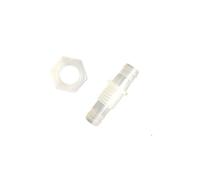 Supkancl Raccord de Tuyau cannelé en Plastique, Filetage M6, M8, M10, M12, M14, M16, 1/5 Jeux de 3 à 12 mm(4mm-M8-6mm 5pcs)