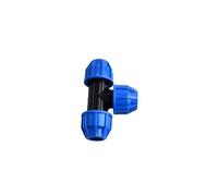 Supkancl Raccord de Tuyau d'eau à Trois Voies en PPR PE, 1 pièce, 20/25/32/40/50/63 mm, raccords de tuyauterie for système d'irrigation agricole de Jardin(63mm Inner Dia)