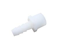 Supkancl Raccord de Tuyau en Plastique 4 mm, 6 mm, 8 mm, 10 mm, 12 mm, 14 mm, raccord cannelé mâle BSP 1/2" 3/4", Adaptateur de coupleur en cuivre(ID 8mm,3/8")