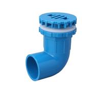 Supkancl Raccord de Tuyau en PVC 20/25/32/40/50 mm, raccord de Sortie de Tuyau d'évacuation d'aquarium, coude à 90 degrés(Blue,20mm)