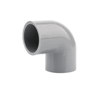 Supkancl Raccord de Tuyau en PVC Gris, 1 pièce, 20, 25, 32 mm, coude Droit, té, Joints croisés, Adaptateur de Tuyau d'eau, Joints 3, 4, 5, 6 Voies(Silver,I.D 20mm)