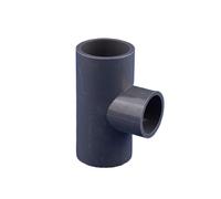 Supkancl Raccord en T réducteur en PVC, diamètre intérieur 20 à 50 mm, raccord de Tuyau d'eau à 3 Voies, raccord d'irrigation de Jardin, Adaptateur de coupleur for Aquarium(Szary,50x20mm)