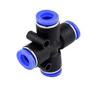 Supkancl Raccord pneumatique PZA for Tuyau, Filetage mâle 4-12 mm, BSP 1/4", 1/2", 1/8", 3/8", 1 pièce(PZA6)