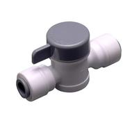 Supkancl Raccord Rapide for Tube 1/4" OD RO, vanne à Boisseau sphérique de Lavage à Contre-Courant, jonction étanche, raccord de Tuyau PE à Double étanchéité