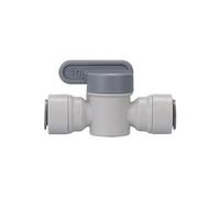 Supkancl Raccord Rapide for Tube 3/8" OD RO, vanne à Boisseau sphérique de Lavage à Contre-Courant, jonction étanche, raccord de Tuyau PE à Double étanchéité