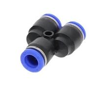 Supkancl Raccord Rapide for Tuyau pneumatique en Y, 3 Voies, diamètre extérieur 4 à 16 mm, 1 pièce, PY PW(PW-8-6mm)