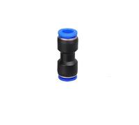 Supkancl Raccord Rapide pneumatique en PU/PG, 1 pièce, for Tuyau d'air et d'eau, 4/6/8/10/12/14/16 mm, connecteur Droit, Valve, Tube de Connexion(Pu10)