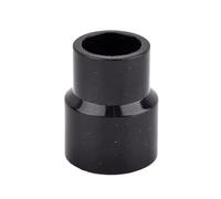 Supkancl Raccord réducteur Droit en PVC for Alimentation en Eau, raccord for Tuyau d'arrosage de Jardin, Adaptateur for Aquarium, 1 pièce(Black,25x20mm)