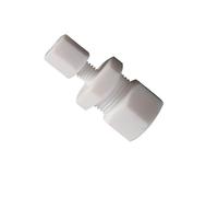 Supkancl Raccord réducteur PTFE for Tube de 2, 3, 4, 6, 8, 10, 12-24 mm, 1/16", 1/8", 1/4", 3/8", 1/2", 3/4", 1" de diamètre extérieur, 1 pièce(35mm to 40mm)