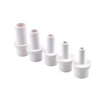 Supkancl Raccords de Tuyau d'arrosage en PVC Blanc, 5/10/30 pièces, 20 mm, 25 mm, 5/8/10/12/14/16/18/20 mm, raccords d'irrigation de Jardin, Tube Rigide en Plastique(Outer Dia 20mm-14mm,5Pcs)