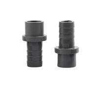 Supkancl Raccords de Tuyau d'arrosage en PVC Gris, 2/5/10/30 pièces, 20 mm, 25 mm vers 5/8/10/12/14/16/18/20 mm, raccords d'irrigation de Jardin, Tube Rigide en Plastique(Outer Dia 20mm-16mm,10Pcs)